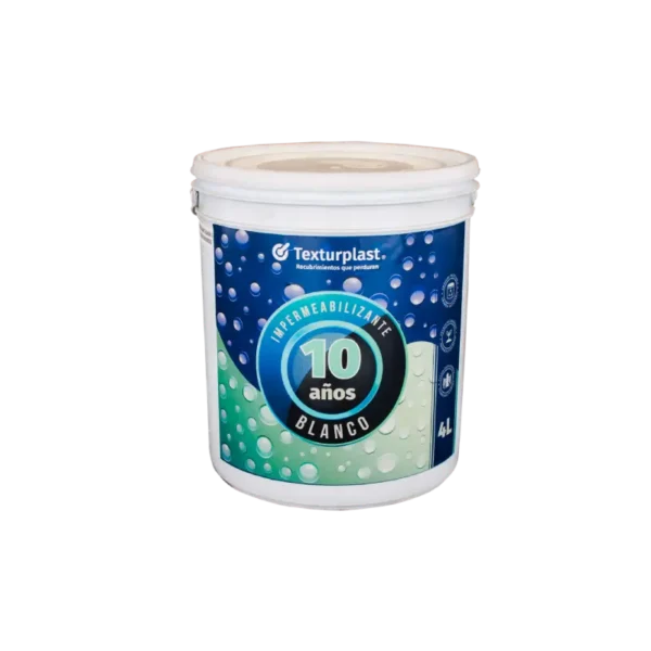 Impermeabilizante blanco y terracota 10 años