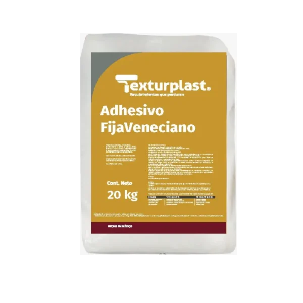 Adehesivo FijaVeneciano Textrurplast 20 kg Pegazulejo Fijaveneciano